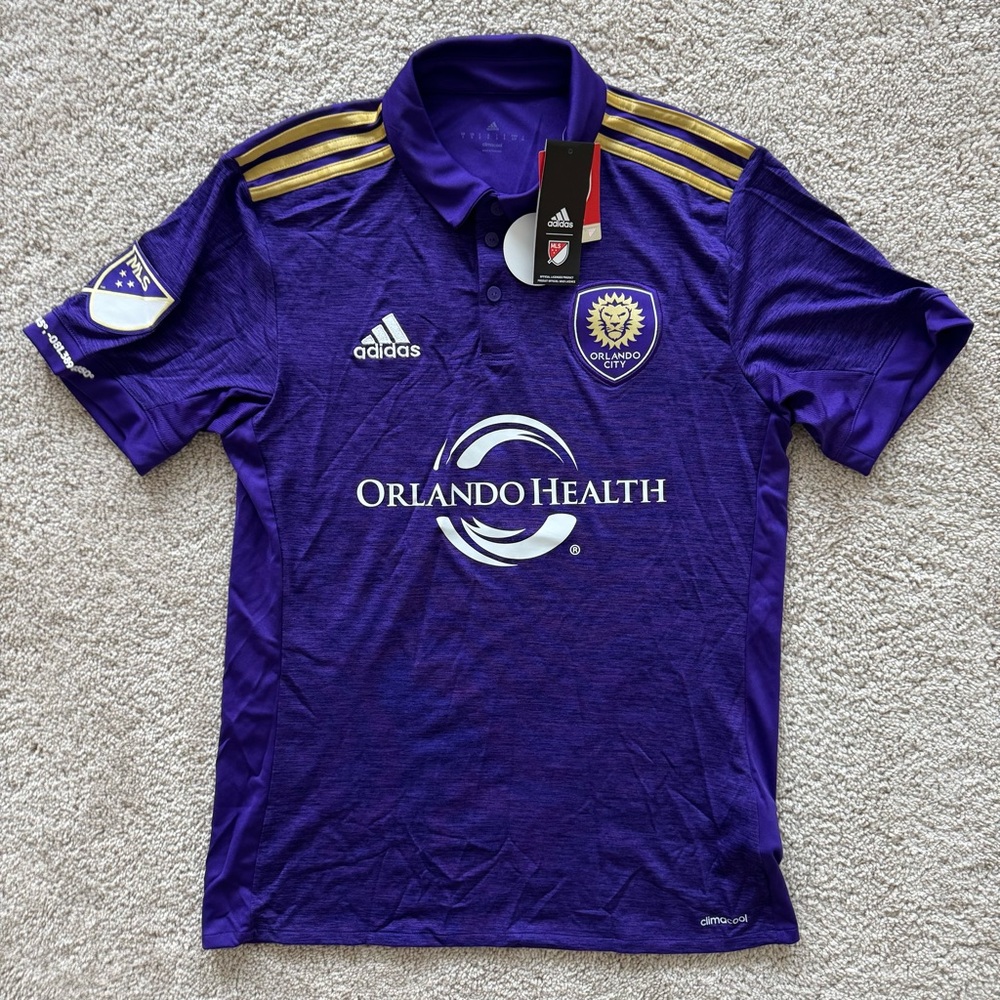 Adidas Orlando City SC Home Soccer Jersey Men Size Small NEW